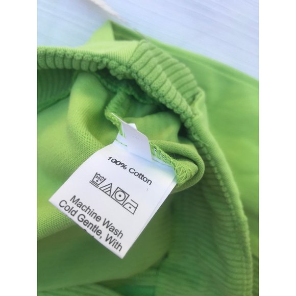 Green Two Tone Color block pants size large - Picture 6 of 6